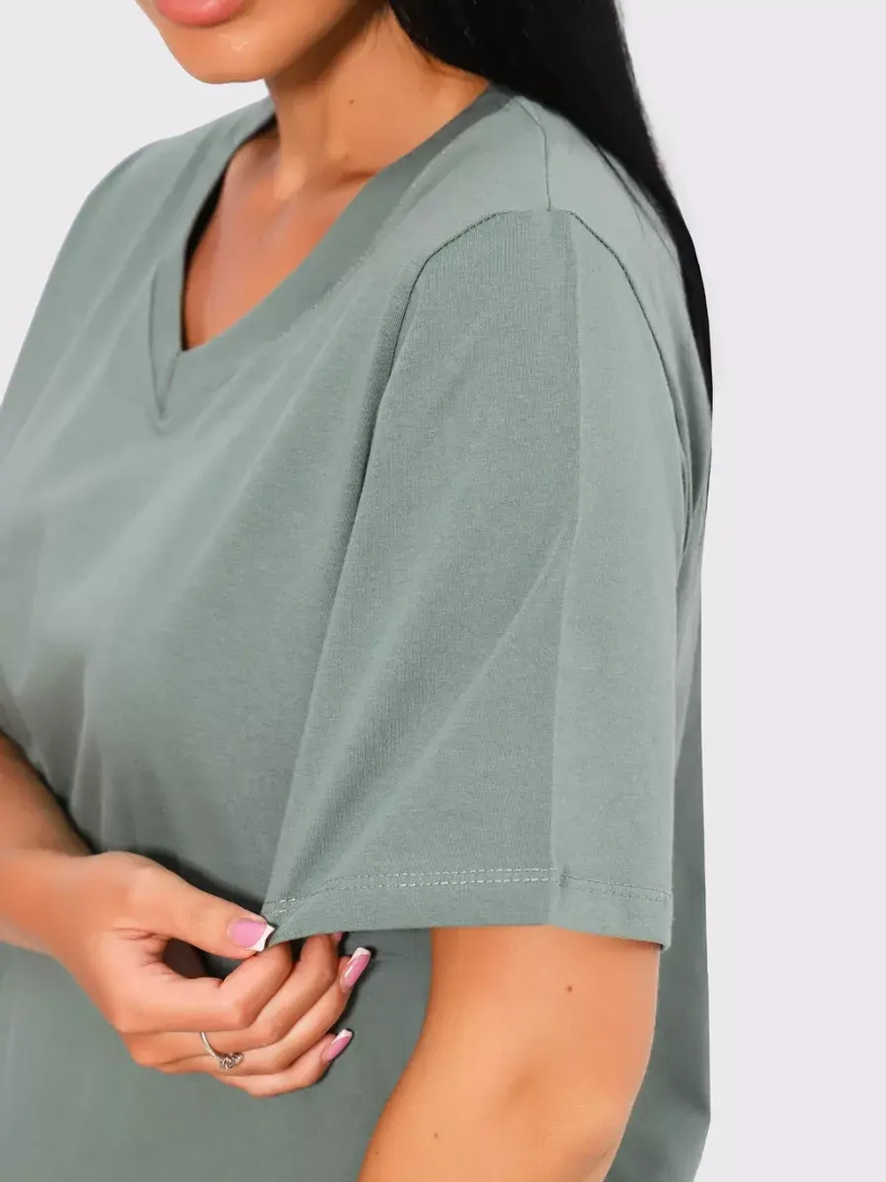 Футболка базовая большие размеры