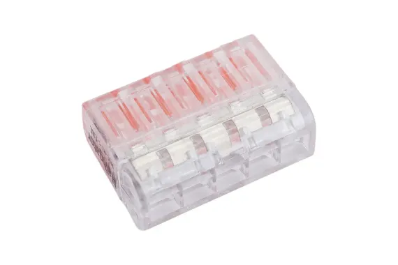 Клемма Navigator NTC-R1 5*2,5 с рычагами оранжевая 30414