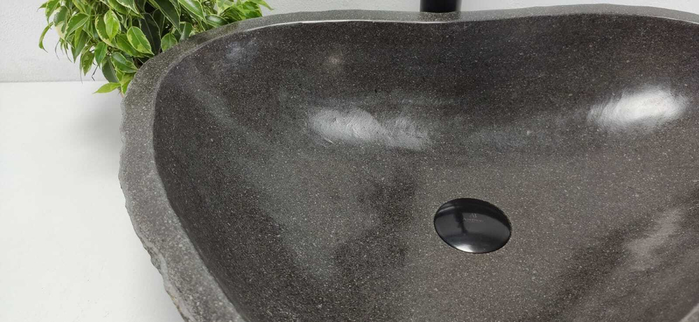 Раковина из речного камня RS-6792 (57*45*15)