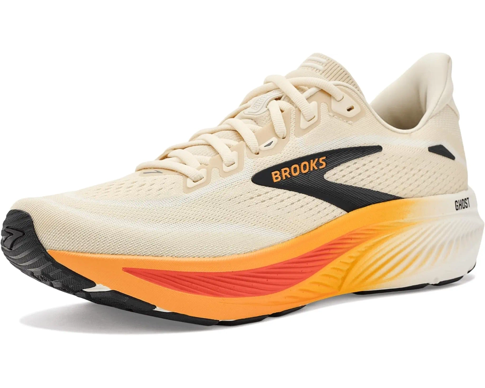 Кроссовки для бега Brooks Ghost 18 - Rutabaga/Tigerlily/Orange