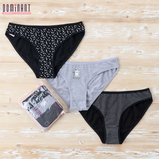 Трусики женские DOMINANT 35000-150, BIKINI, 3 шт. в уп.