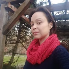 Снуд красный