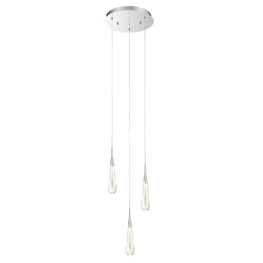 Подвесной светильник Pour 3 silver