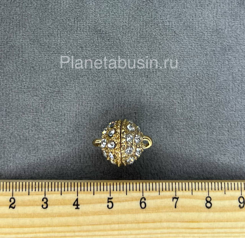 Замки (Китай) магнитный с микроцирконами 0651