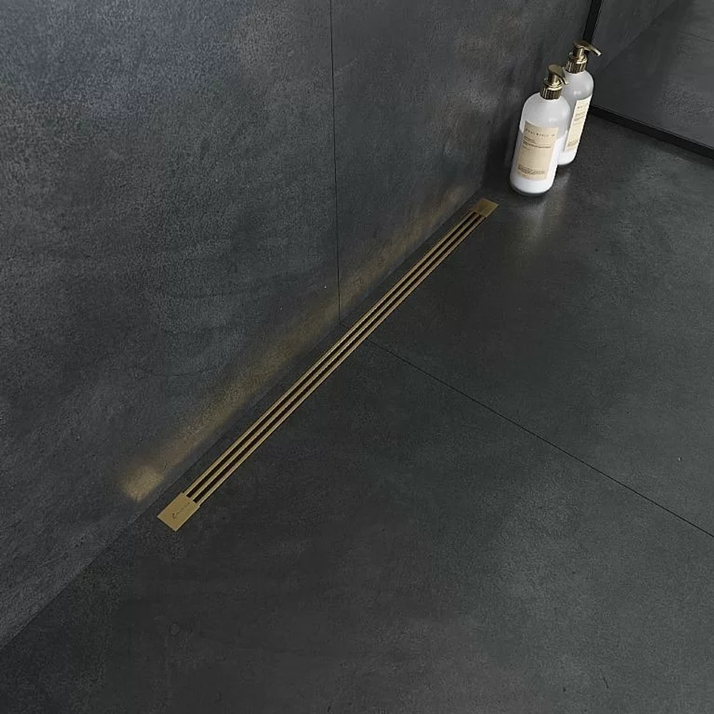 Душевой лоток Boheme B&T Infinity 85 981-80-G золото