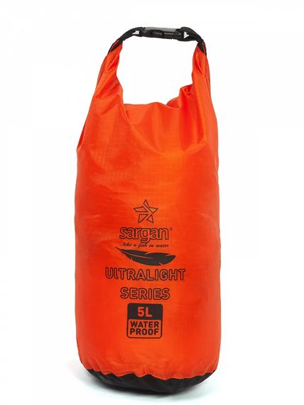 Гермо-мешок ультралегкий Sargan Легко-5 Taffeta-Ripstop 5 л оранжевый