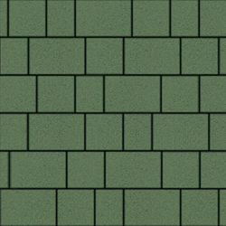 Тротуарная плитка УРИКО, комплект из 3 видов плит, Стандарт Зеленый