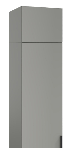 Антресоль на 1 дверный шкаф Сиэтл, серая