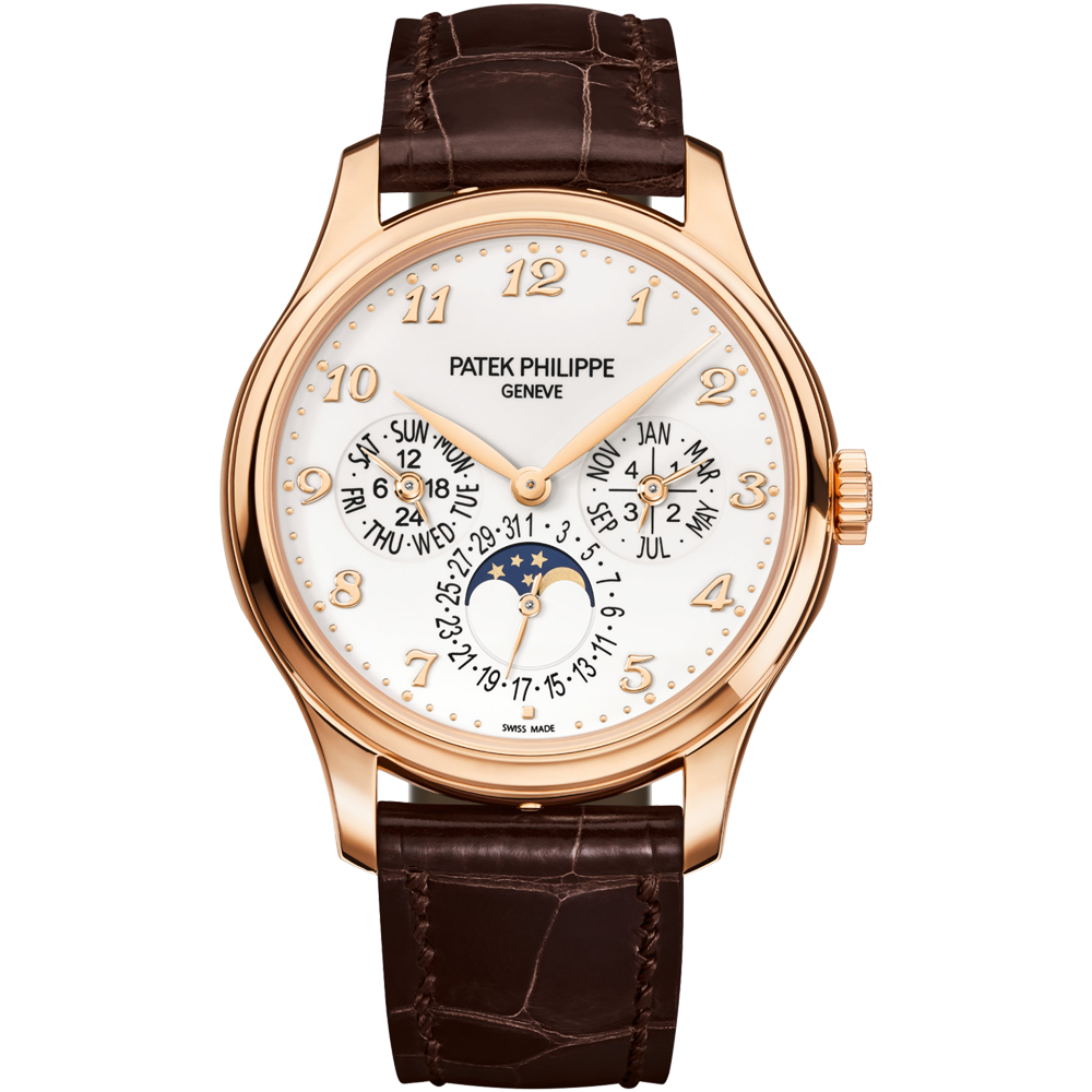 Patek Philippe Grand Complications Moon Phases Perpetual Calendar Rose Gold (5327R-001)
