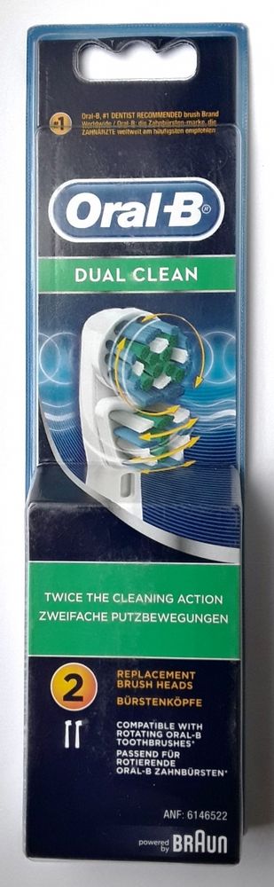 Oral-B сменные насадки Dual Clean 2шт