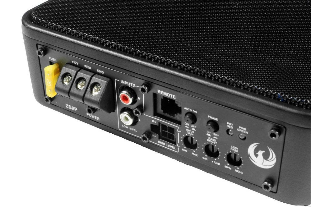 Автомобильный корпусной активный сабвуфер 8" Phoenix Gold ZB8P