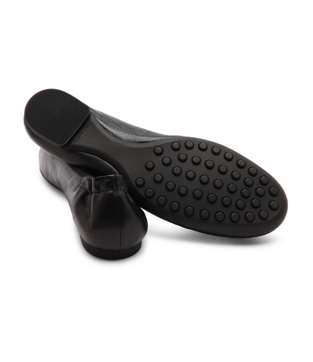 Кожаные балетки claire TORY BURCH - черный(147379)