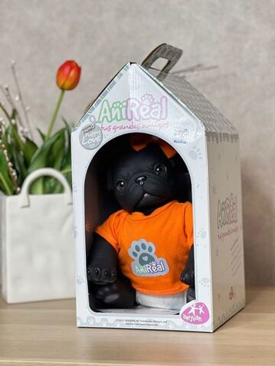 Игрушка мягконабивная 35см AniReal Бульдог (60101)