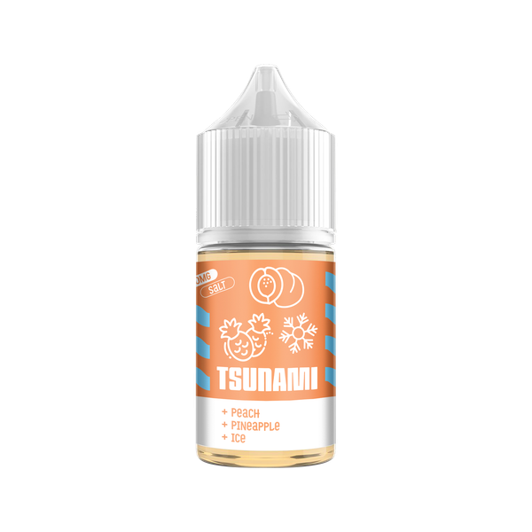 Купить Жидкость Tsunami Salt - Peach + Pineapple + Ice 30 мл