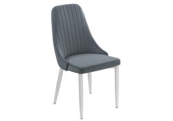 Стул на металлокаркасе Kora white / gray