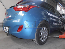 Фаркоп оцинкованный Galia H086C для Hyundai i30 хетчбек 2012-, Kia Ceed хетчбек 2012-(паспорт и сертификат в комплекте)(без электрики)