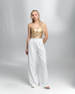 Топ-корсет из эко-кожи