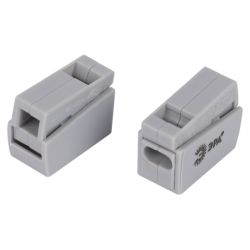 Клемма ЭРА NO-225-462 быстрозажимная 221-112 для светильников 2 полюса 0.5-2.5мм2 (упаковка 3 шт.) | Клеммы