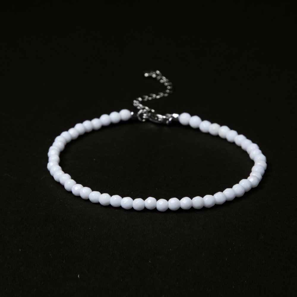 Браслет на ногу Facets WHT