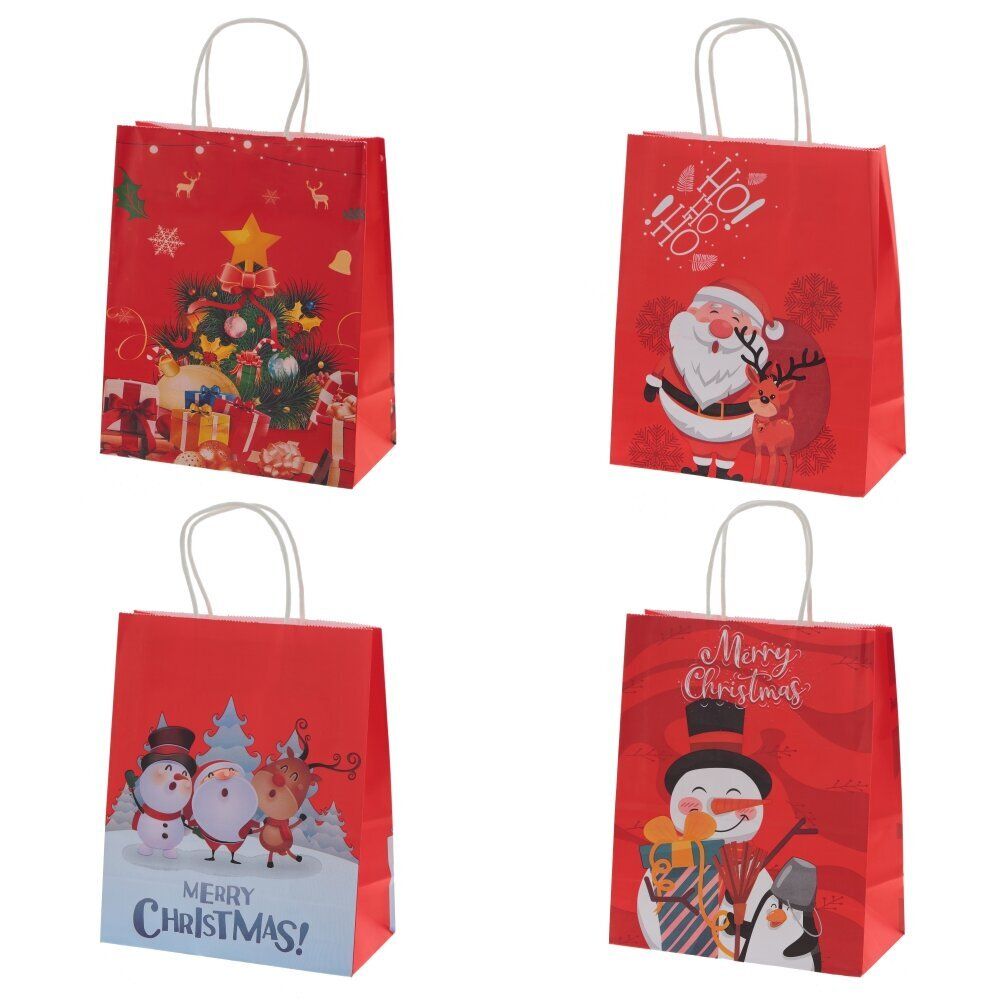 GAEM Пакет подарочный (бумага 120г/м2, блок микс 12шт), L22 W11 H27 см, 4в.