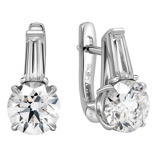 Cерьги  3.663 ct