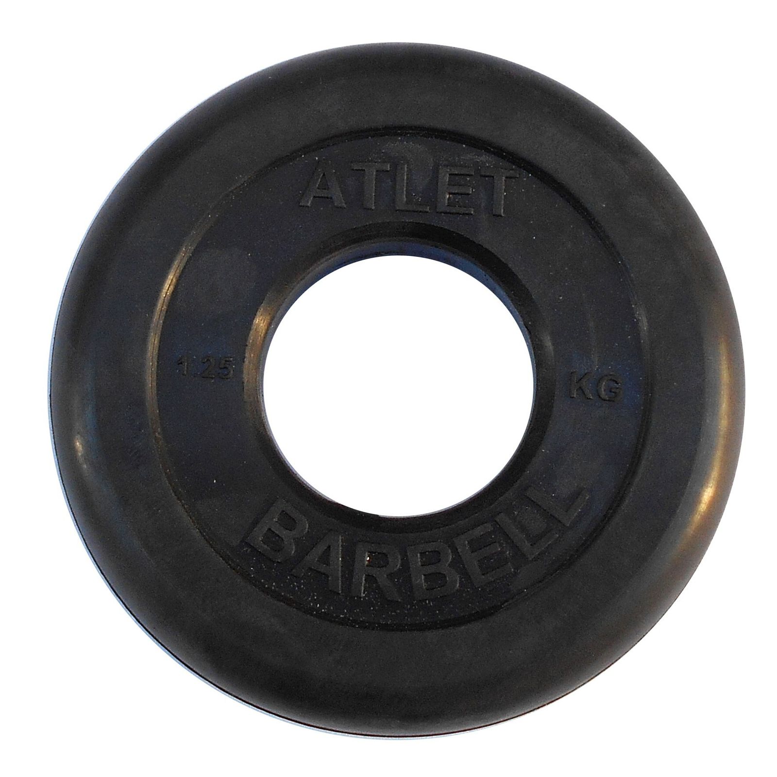 Диск обрезиненный BARBELL ATLET 1.25 кг / диаметр 51 мм фото №1
