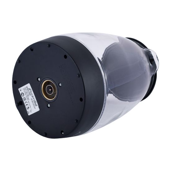 Чайник электрический 1,5 л. стеклянный Kamille KM-1700B (черный) с синей LED подсветкой