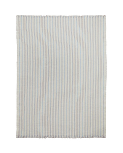 Zara Home плед детский из хлопка, синий, в полоску, 90x120 см