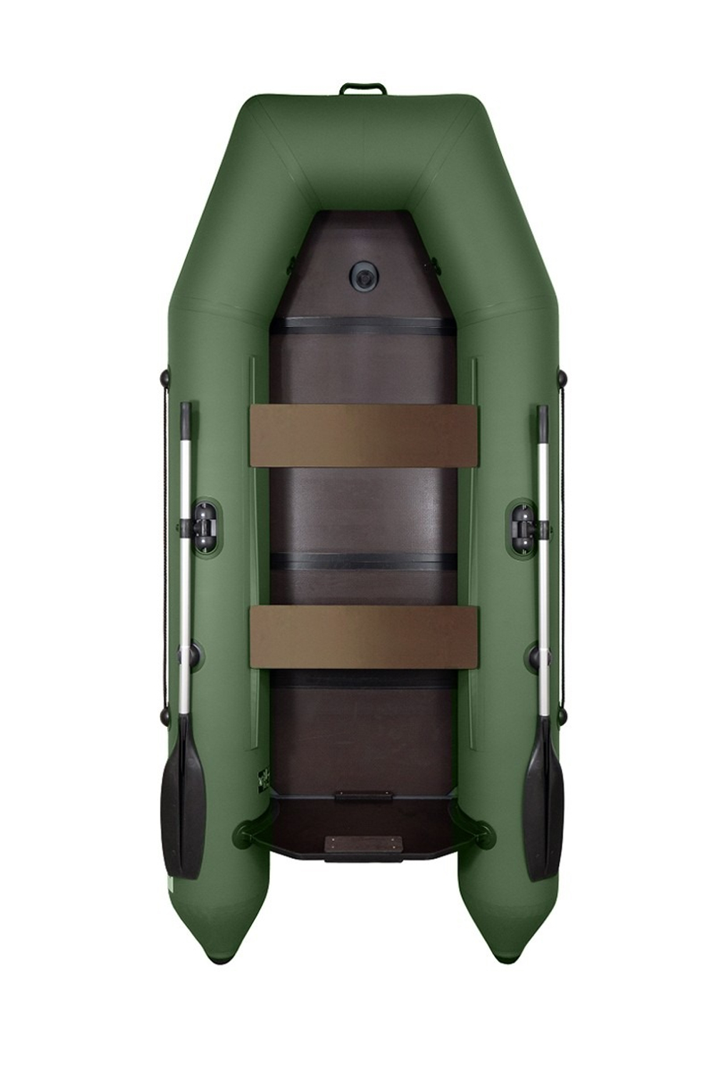 Барс-2800 СКК слань+киль зеленый (лодка ПВХ под мотор)