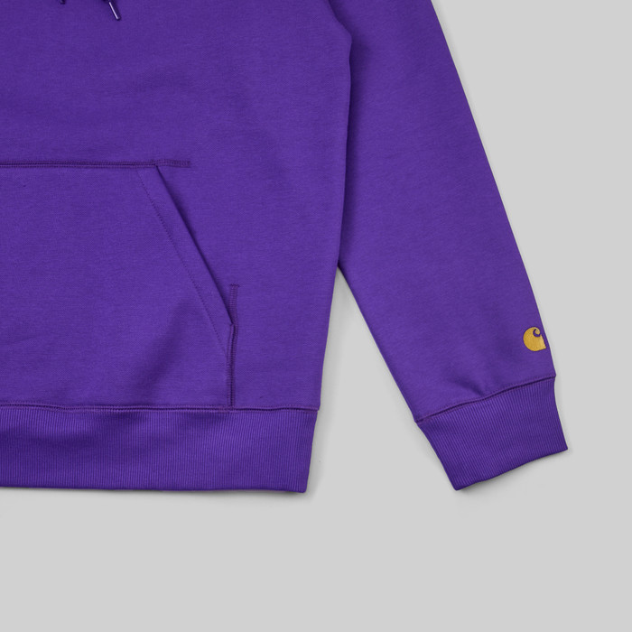 Толстовка мужская Carhartt WIP Hooded Chase Sweatshirt артикул:I033661_tyrian - купить в магазине Дайс