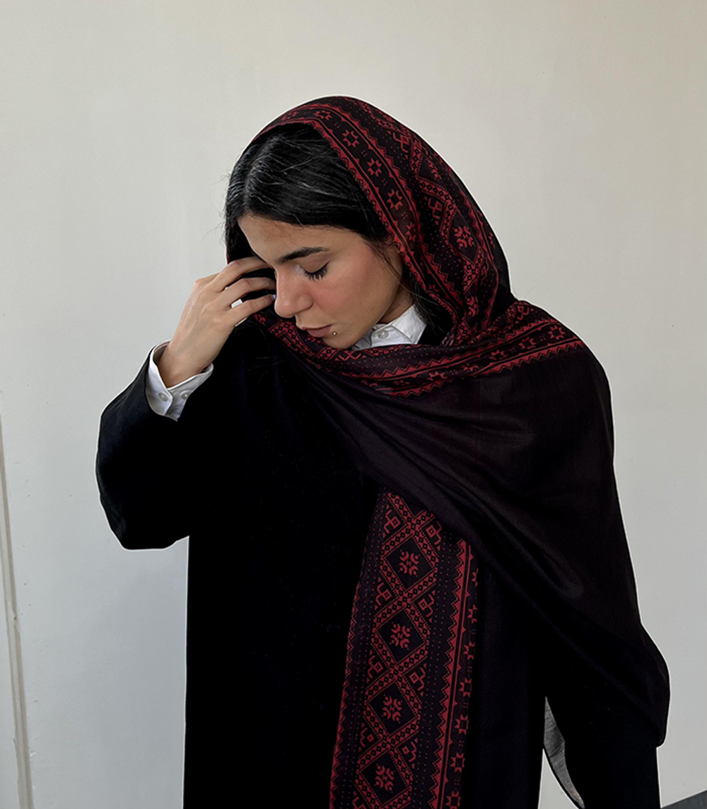 Иранский платок Narenji Beluj 70 х 200 хлопок Иран 80620399