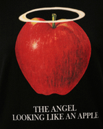 UNDERCOVER ФУТБОЛКА ЧЕРНАЯ THE ANGEL LOOKING LIKE AN APPLE