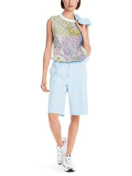 Marc Cain Топ из вискозы с принтом