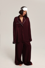 Рубашка атласная