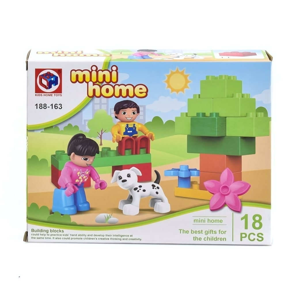 Конструктор детский 18эл., коробка 188-163