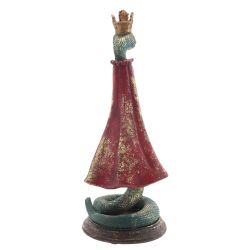 GAEM Фигурка декоративная с часами"Змея" (LR44х1 н/п), L9 W10,5 H24 см