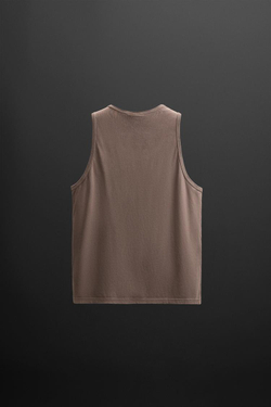 ZARA МАЙКА ИЗ ХЛОПКА, ЦВЕТ БУРГУНДСКОГО ВИНА