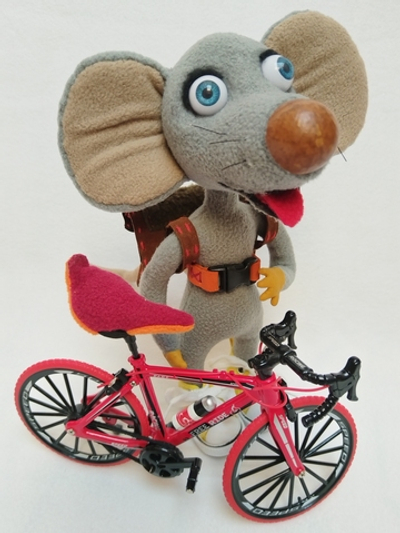 Мягкая игрушка "Мышь домашняя. Марио Тополлини"