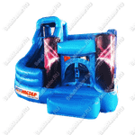 Детский надувной батут "Границы радости", синий, 3,5*3*3 м