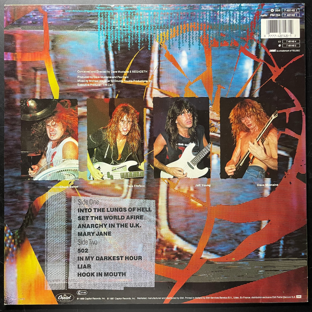 Megadeth - So Far, So Good... So What! (Европа 1988г.)