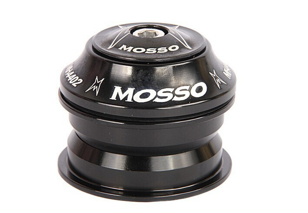 Рулевая колонка Mosso MH4402, 44 мм, 1-1/8, пром подшипник, 122 гр. (Цв. черный)