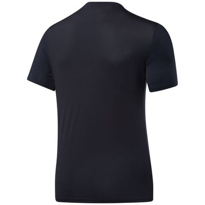 Футболка мужская теннисная Reebok TS ACTIVCHILL Graphic Move Tee Q1 - black