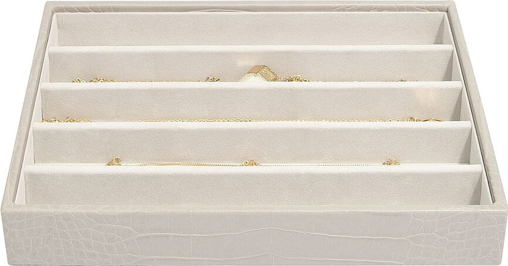 Шкатулка для украшений Stackers Classic, прямоугольная, экокожа, 25 18 см · арт. fabr 74352