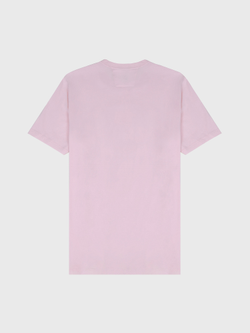 Футболка C.P. Company 30/1 Jersey Label Logo Pink