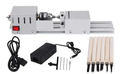 Мини токарный станок по дереву 100 Вт