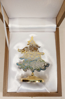 Елка сувенирная "С Новым годом!" (Златоустовская гравюра)