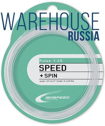 Теннисные струны Iso-Speed Pulse (12 m) - белый