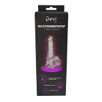 Прозрачный реалистичный фаллоимитатор 18см Devi DT-2002