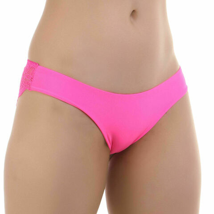 Женские трусы слипы с кружевной вставкой малиновые ROMEO ROSSI RR2503-24