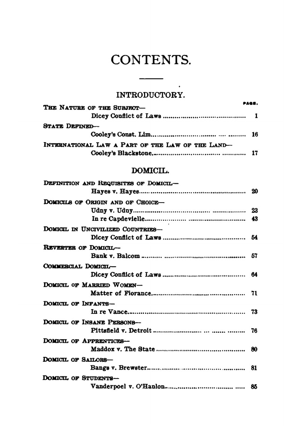 Cases on private international law | Dwyer John W.
